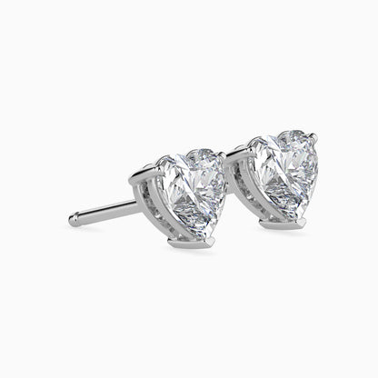 Timeless Twinkles Solitaire Earring Platinum