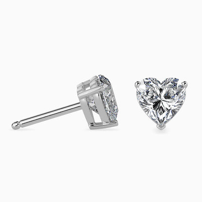 Timeless Twinkles Solitaire Earring White Gold