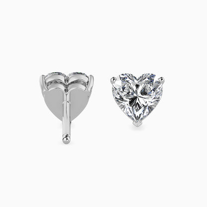 Timeless Twinkles Solitaire Earring White Gold