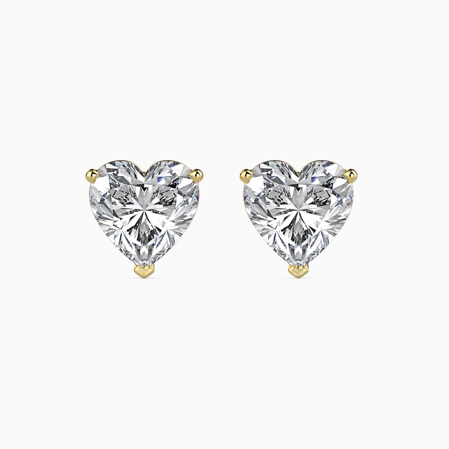 Timeless Twinkles Solitaire Earring Yellow Gold