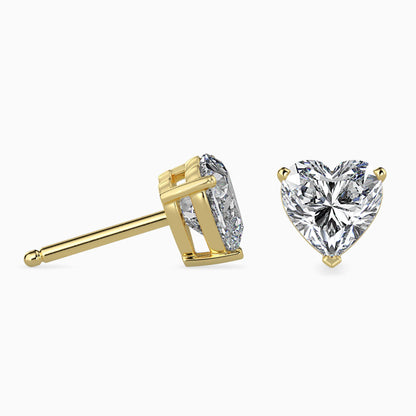 Timeless Twinkles Solitaire Earring Yellow Gold