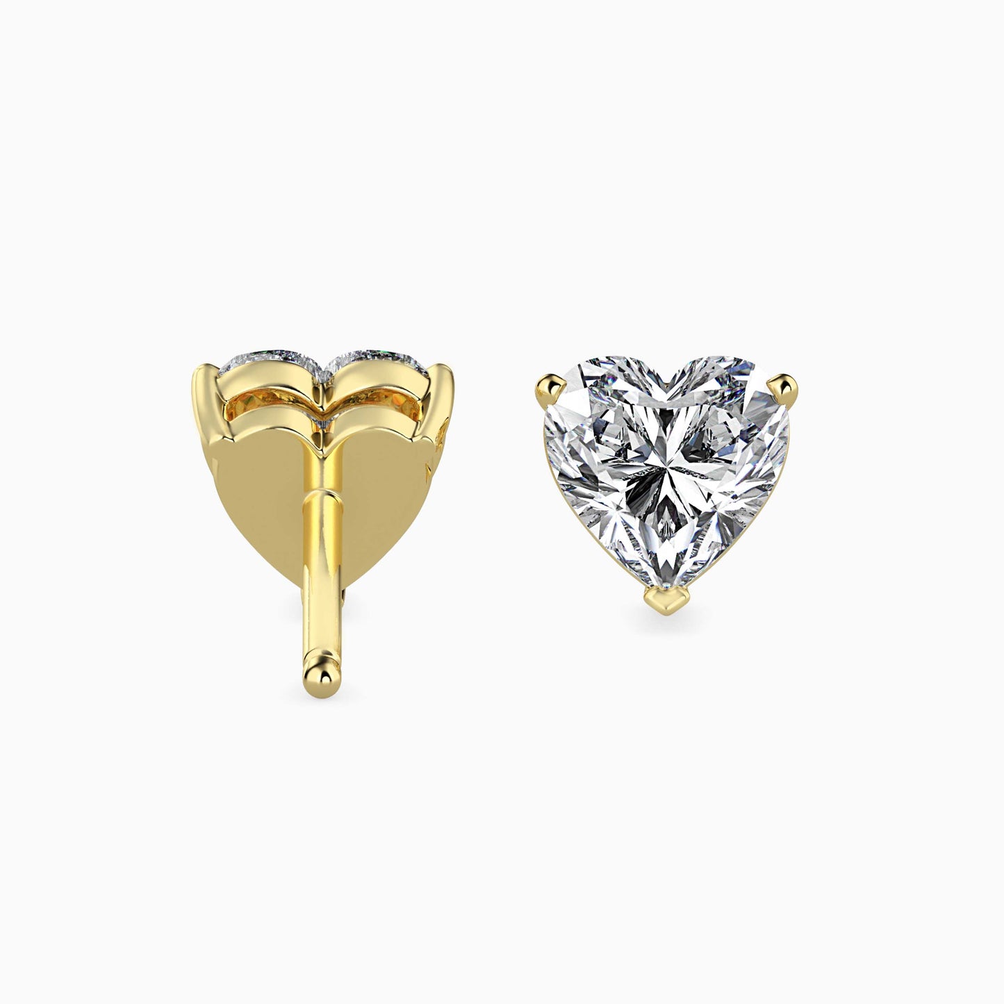 Timeless Twinkles Solitaire Earring Yellow Gold