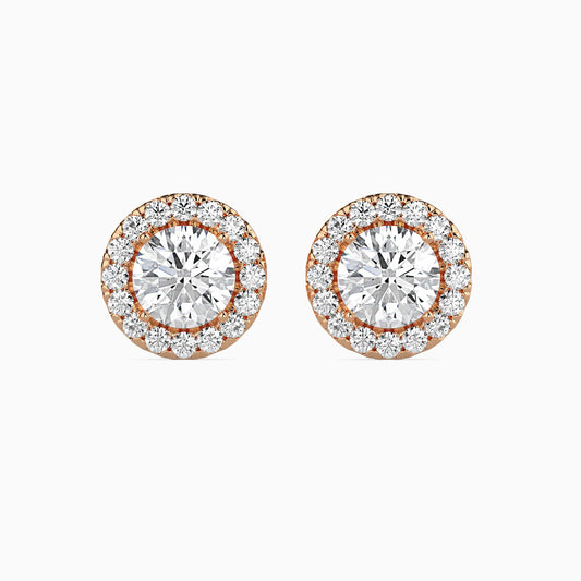 Diamond Delights Solitaire Earring Rose Gold