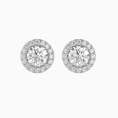 Diamond Delights Solitaire Earring White Gold