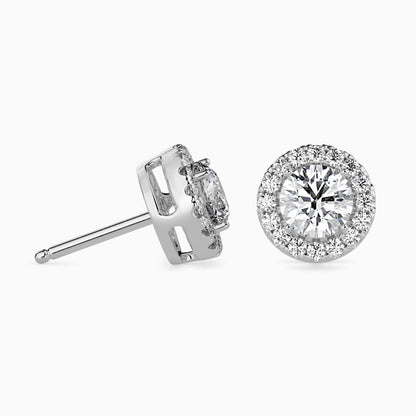 Diamond Delights Solitaire Earring White Gold