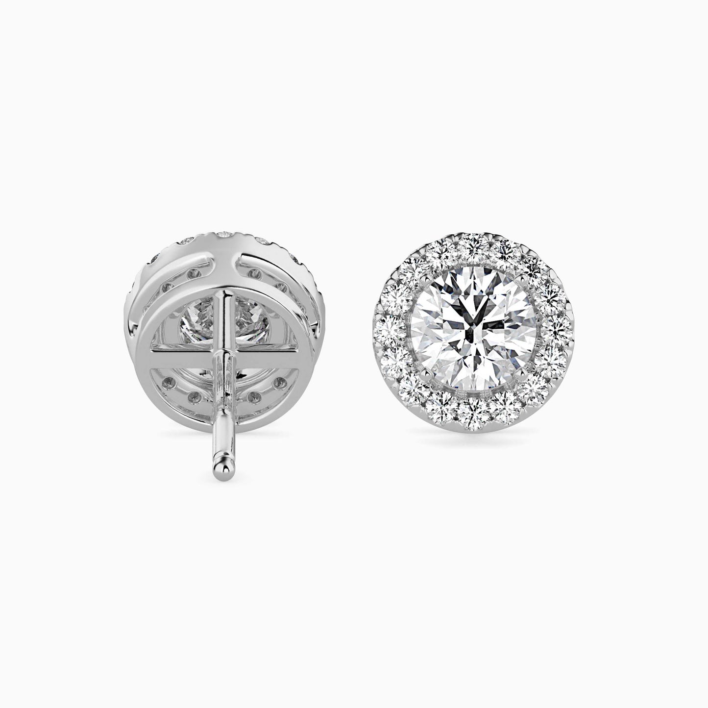 Diamond Delights Solitaire Earring White Gold