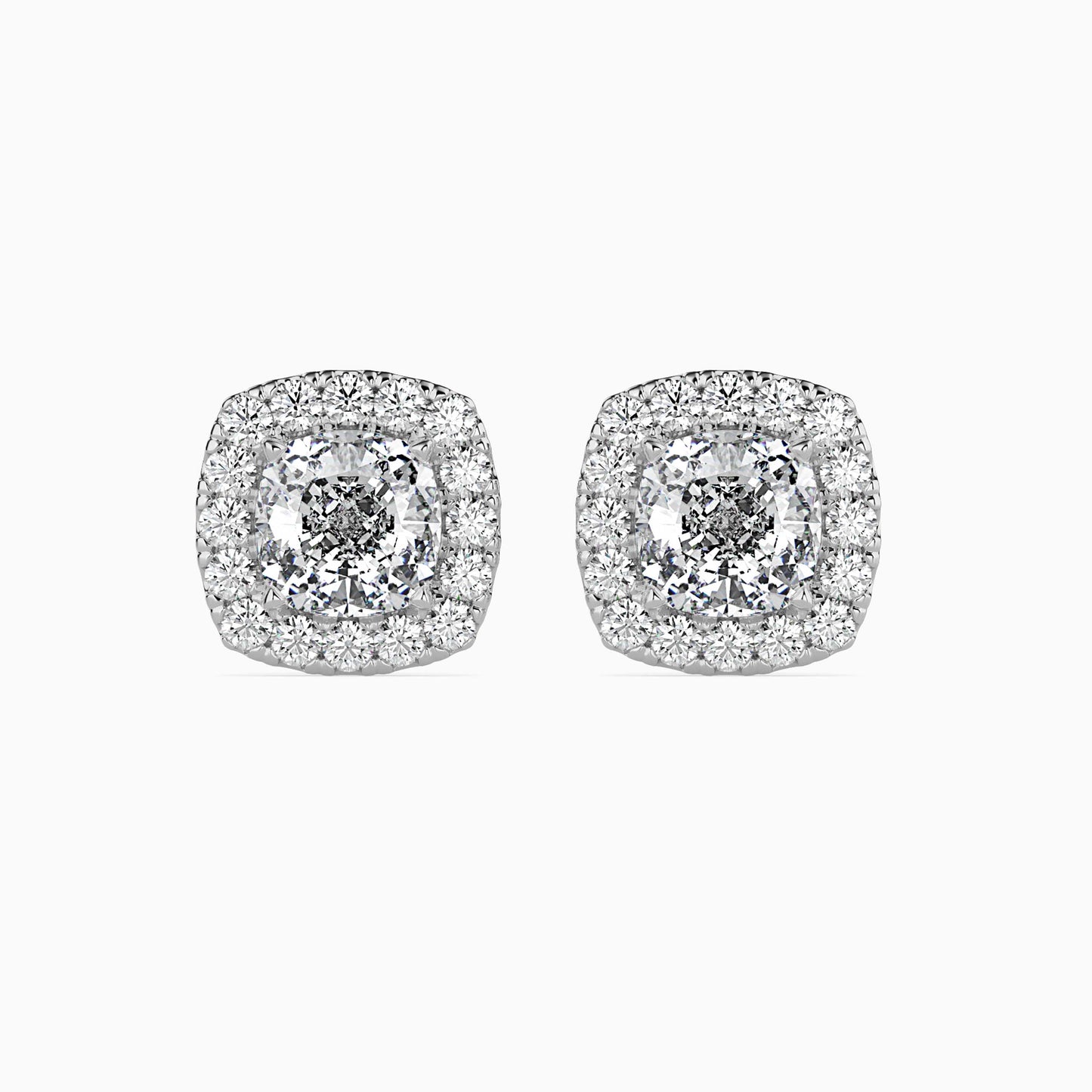 Starry Serenity Solitaire Earring Platinum