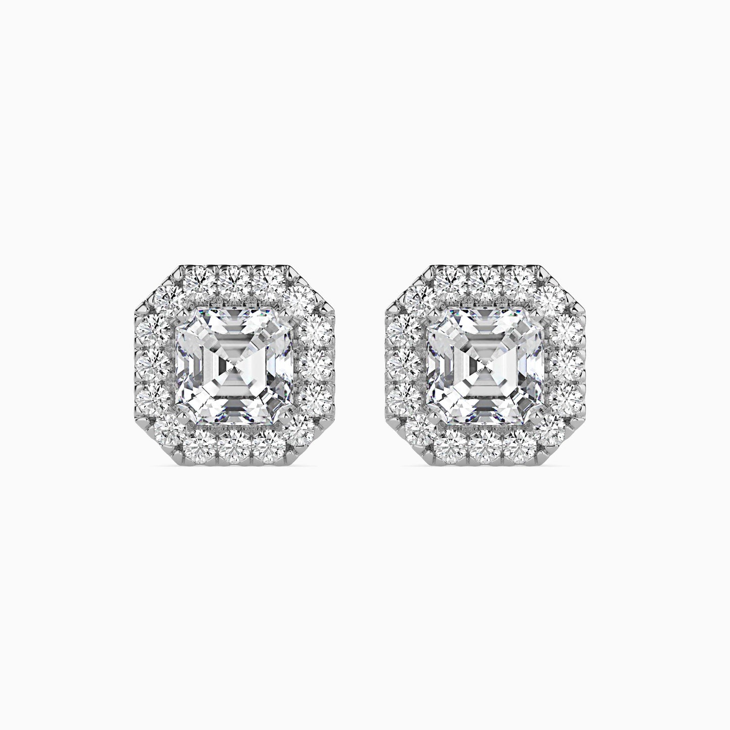 Luna Luminance Solitaire Earring White Gold