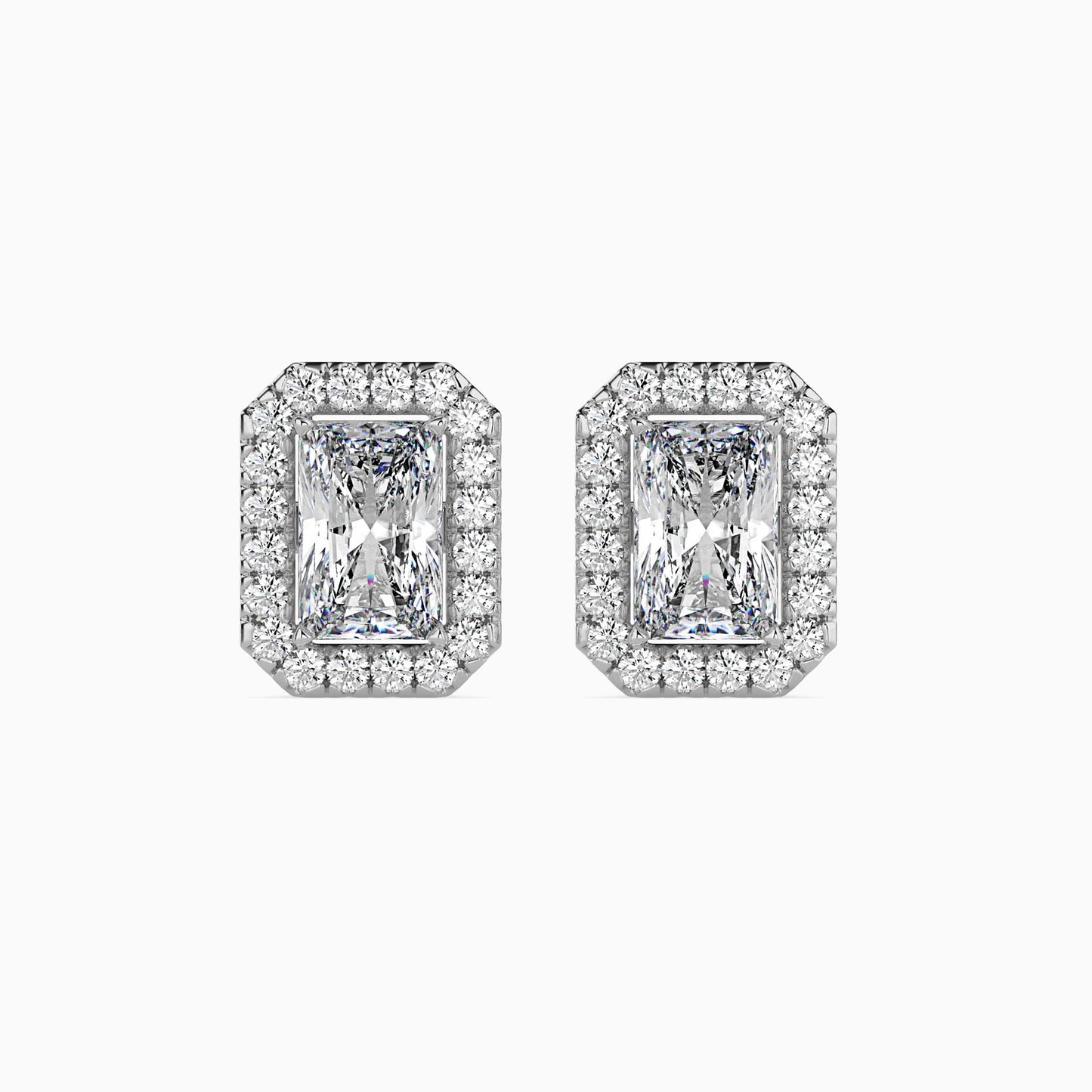 Royal Radiants Solitaire Earring Platinum