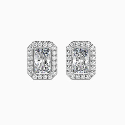 Royal Radiants Solitaire Earring Platinum