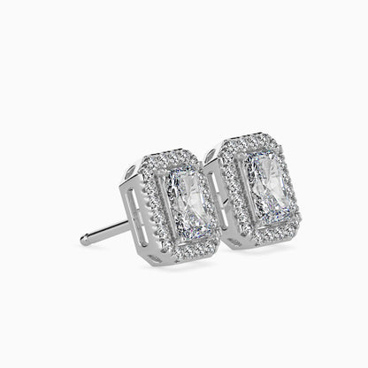 Royal Radiants Solitaire Earring Platinum