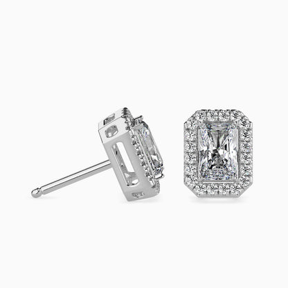 Royal Radiants Solitaire Earring Platinum