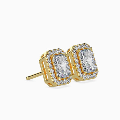 Royal Radiants Solitaire Earring Yellow Gold