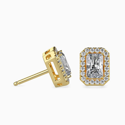 Royal Radiants Solitaire Earring Yellow Gold