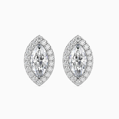 Diamond Dreams Solitaire Earring Platinum