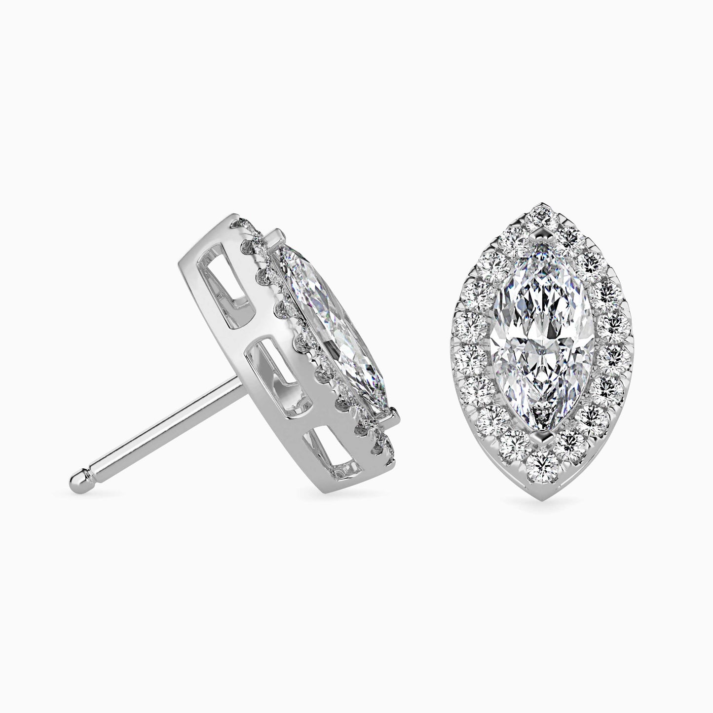 Diamond Dreams Solitaire Earring Platinum