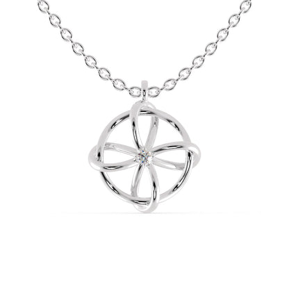 Zodiac Diamond Pendant Platinum