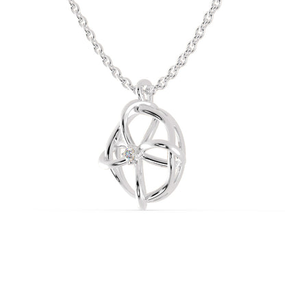 Zodiac Diamond Pendant Platinum