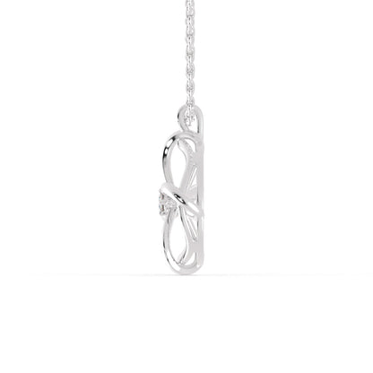 Zodiac Diamond Pendant Platinum