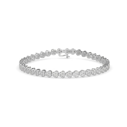 Eclat Diamond Tennis Bracelet White Gold