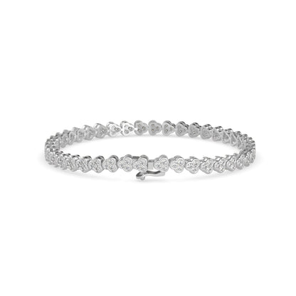 Eclat Diamond Tennis Bracelet White Gold