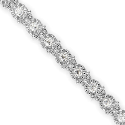 Leslie Diamond Tennis Bracelet White Gold