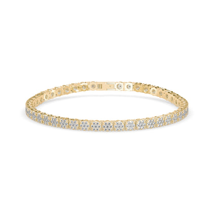 Egeria Diamond Tennis Bracelet Yellow Gold