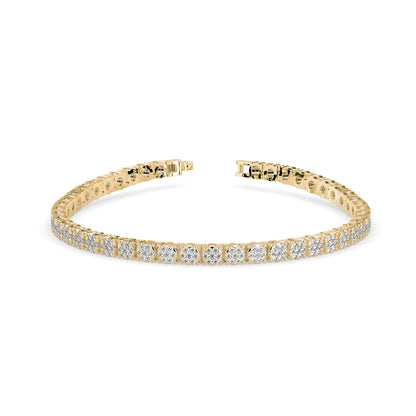 Egeria Diamond Tennis Bracelet Yellow Gold