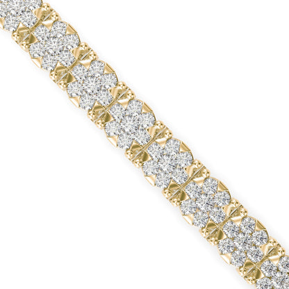 Egeria Diamond Tennis Bracelet Yellow Gold