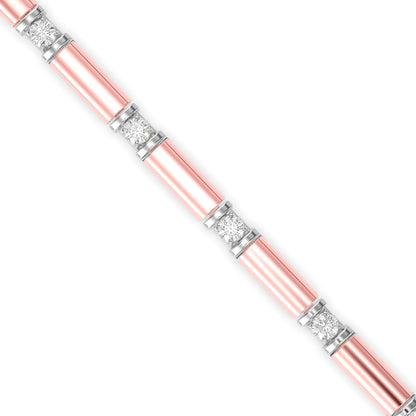 Moira Diamond Tennis Bracelet Rose Gold
