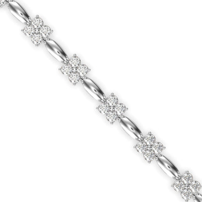Misery Diamond Tennis Bracelet White Gold