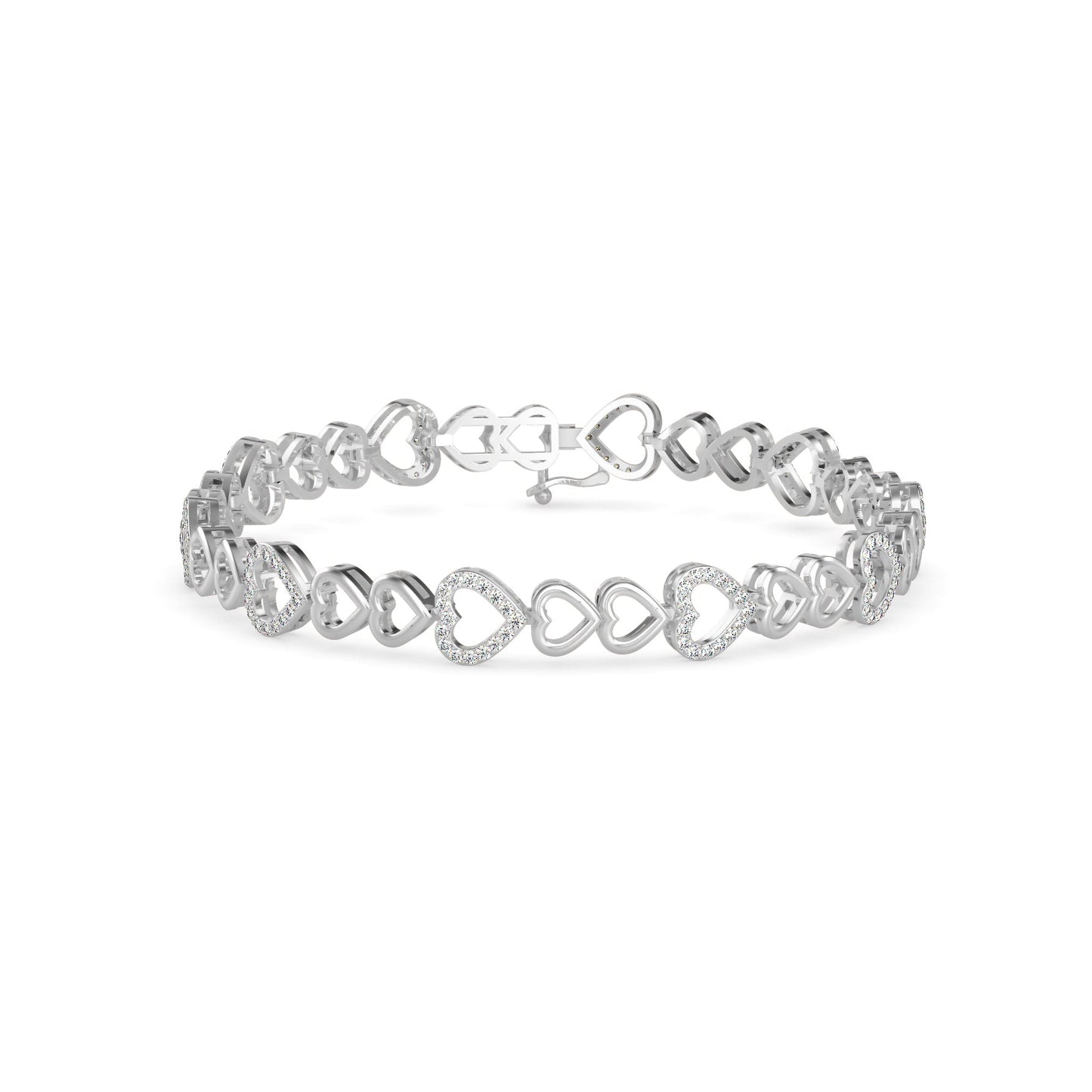 Firm Diamond Bracelet White Gold