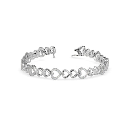 Firm Diamond Bracelet White Gold