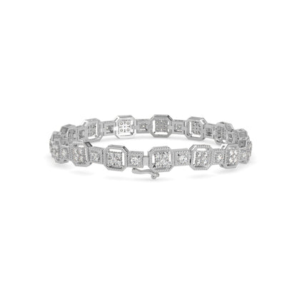 Czar Diamond Tennis Bracelet Platinum