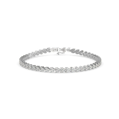 Myraid Diamond Tennis Bracelet White Gold